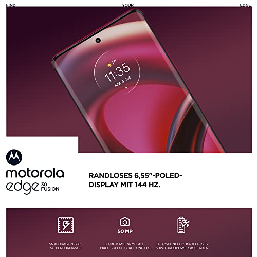 Motorola Moto Edge30 Fusion, 50 MP, 8/128 GB, inkl. tillbehör