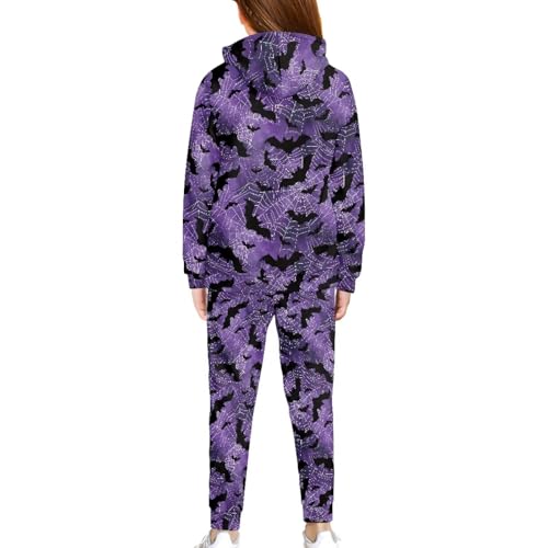 Pullover Hoodies and Sweatpants Kids 5-12Y Girls Sweatshirts and Sweatpants with Pocket2