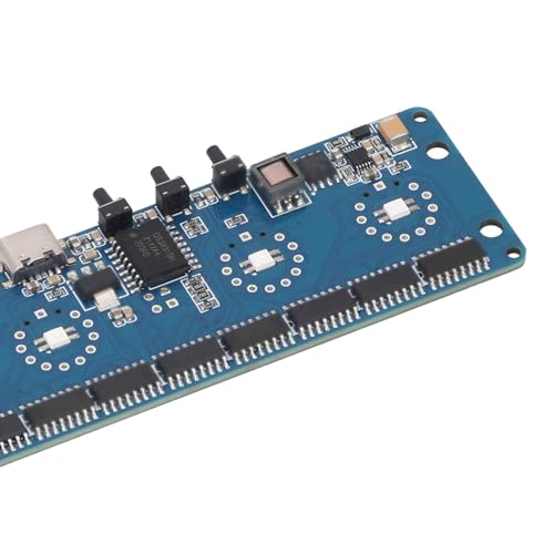 Module d'horloge de circuit imprimé rétroéclairage multicolore et tube lumineux - 7