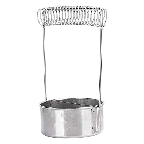 Paint Brush Washer Stainless Steel Paint Brush Cleaner with Wash Tank Filter Screen Holder Spring Paint Brush Strainer