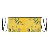 Matière : tissu polyester. Tablier de serveuse léger avec poches pour serveuse, doux au toucher et exempt de produits chimiques nocifs. Ne se décolore pas, facile à nettoyer.