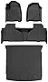 SMARTLINER 2 Row Floor Mats & Cargo Liner Behind 2nd Row Set Compatible with 2021-2023 Tahoe/Yukon w/ 2nd Row Bench Seat
