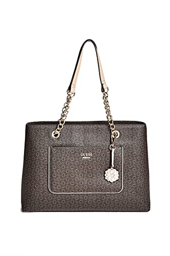 GUESS Factory Nikolai Logo-Print Satchel
