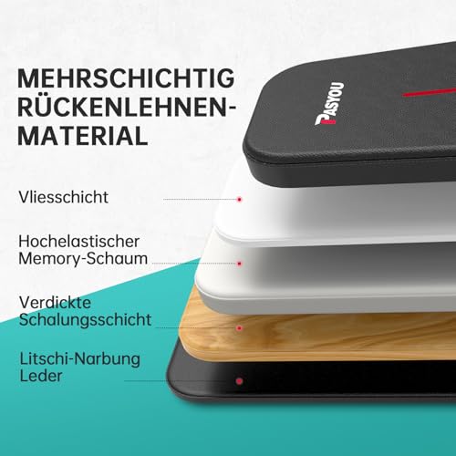 PASYOU Hantelbank Klappbar 9-Fach Verstellbar 90° Grad vertikal Multifunktions Trainingsbank für Ganzkörper-workout Bauchtrainer Schrägbank – Bild 4