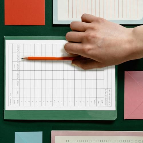GANAZONO 30 Pack Golf Scorecards