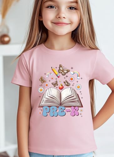 Image of Kids Toddler Boys Girls Back to School Shirt First Day of Preschool T-Shirt Short Sleeve Top