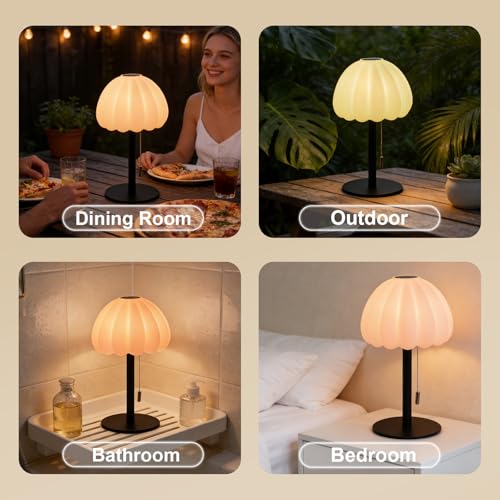 Image of Waterproof Shower Lamp for Inside Shower, Cordless Rechargeable Table Lamp with Remote & Touch Control, 16 Colors, Timer Function, Outdoor Table Lamp for Bathroom Camping Patio Dining Room