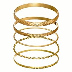 5Pcs Gold Bracelets A