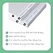 Evolur Sleep Dual Stage Comfort-Lite 5” Foam Crib & Toddler Mattress, Silver Star, Greenguard Gold & JPMA Certified, Dual-Sided Firm & Comfort Layers, Waterproof Cover, Made in USA