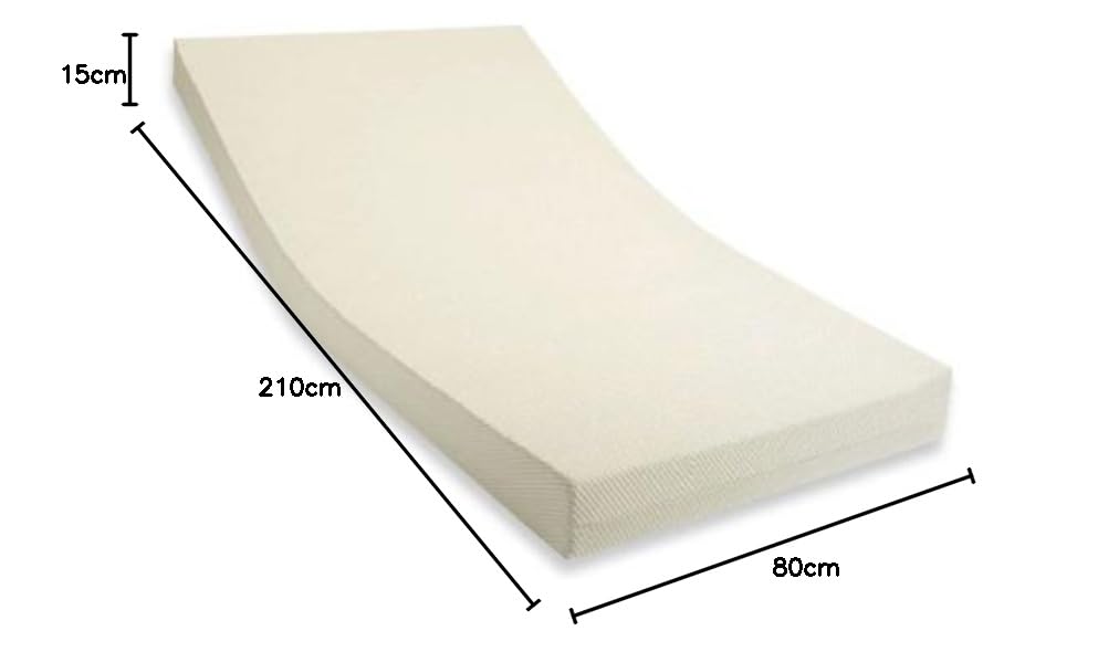Doctorsleep Medisleep Kaltschaum Rollmatratze Kern 15 cm mit Bezug - Milano Größe: 80x210 cm Härtegrad 3
