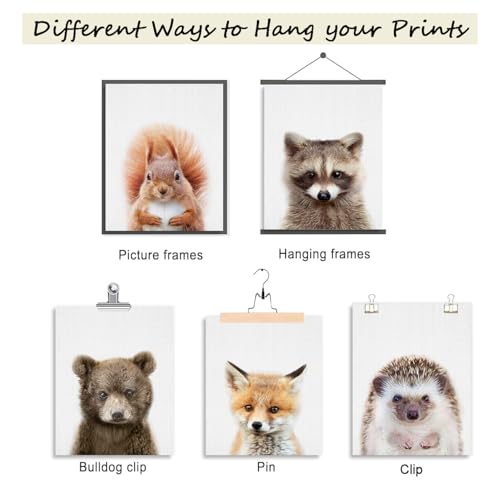EPHANY Baby Animal Posters and Prints, Canvas Painting Nursery Pig Wall Art, Piglet Print Wall Art Nordic Picture Kids Room Decoration (YMX015,8"x10"(20x25cm)) — view 4