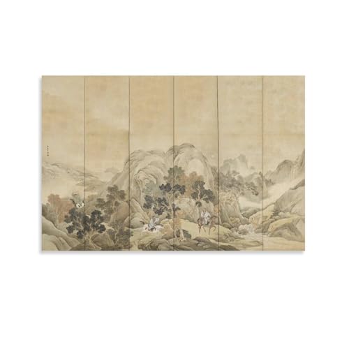Toile Xiao Na Pursues Han Xin Yosa Buson pour habiller un mur de chambre vide