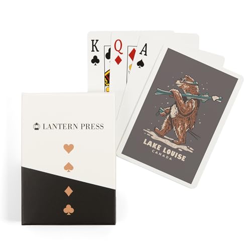 Baraja de cartas Lake Louise, Canada, 52 naipes póker