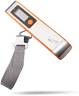 Digital Luggage Scale, Luggage Weight Scale with Weight Alarm Light, Portable Heavy Duty
