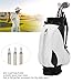 Gavigain Golfs Pen Holder for Men,Mini Golfs Pens Holder Desk Decoration Golfs Accessories Office Desk Decor for Coworkers Golfer Friends Fans (Black White)