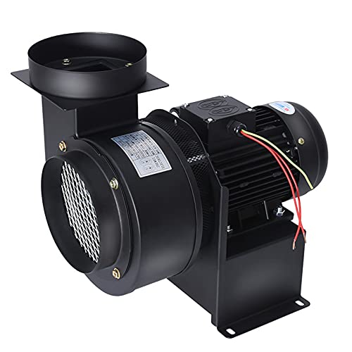 Ventilador Centrífugo Industrial, Extractor De Alta Temperatura, Motor De Cobre Puro con Carcasa De Acero Al Carbono, Alta Presión De Aire Y Bajo Ruido (25W)