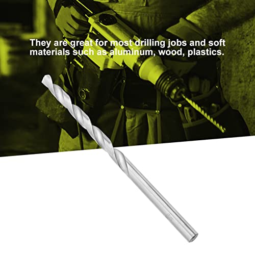 Haosie 8PCS Wood Drill Bits, 200mm Extra Long, Twist, for Soft Metal Aluminum, Wood, Plastics (4/4.2/4.5/5.5/5.2/6/8/10mm) - Image 4