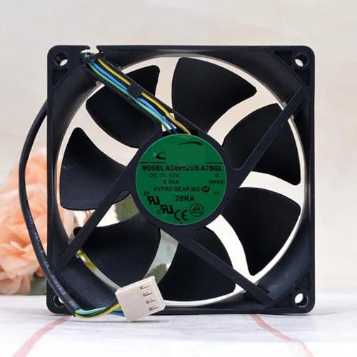 Ventilateur CPU ADDA AD0912UX-A7BGL 92mm PWM 12V 9225 refroidisseur PC