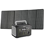 PurMars – Purmars 300W Tragbares Powerstation mit Solarpanel 100W