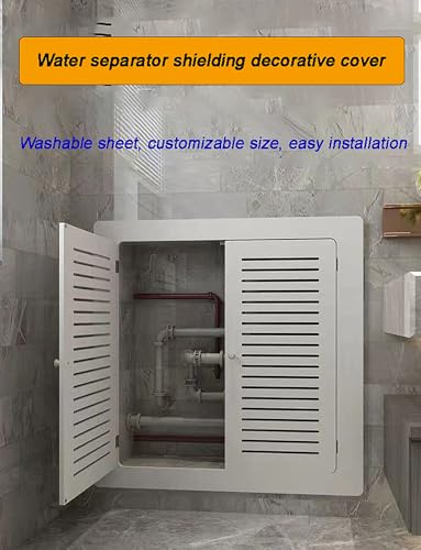 Panneau d'accès cloison sèche avec grille de douche encastrée PVC