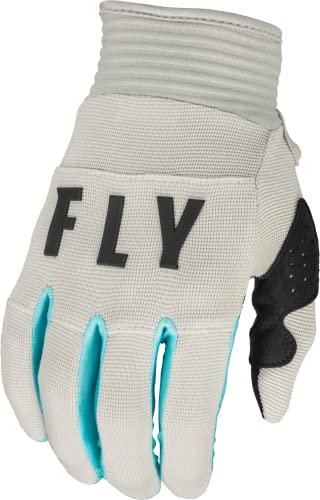 Fly Racing F-16 Gloves Light Grey/Sky Blue Lg 376-812L #TOP3