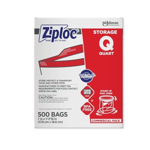 Ziploc Storage Bags for Food Organization