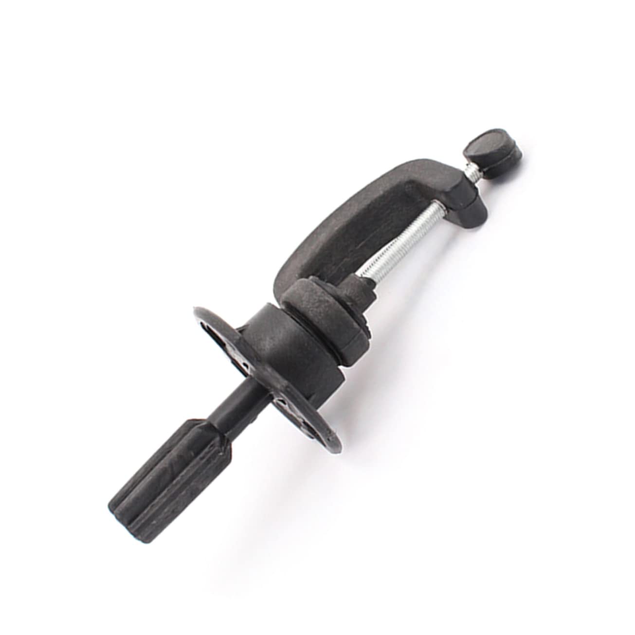 SHERCHPRY 2Pcs Wig Head Stand Mannequin Holder for Hairdressing Training Durable Sturdy Design Easy Assembly for Styling and Hat Display Black