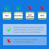GLOTRENDS WA01 M.2 E Key to PCIe X1 WiFi Bluetooth Adapter für M.2 WiFi 4/5/6/6e/7/Coral TPU Modul, mit 6-dBi SMA Antennen Kits – Ansicht 7