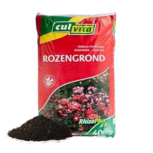 Culvita – Rozengrond 40 liter – Potgrond geschikt voor rozen – inclusief RhizoPlus wortelverbeteraar