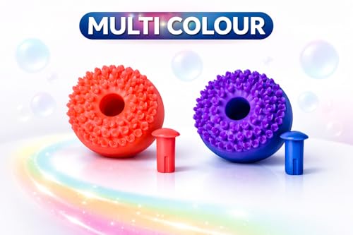 Image of AMAZOR Washing Machine Magic Filter | Lint Filter /Dust Filter /Waste Collector /Drain Jali for Semi & Fully Automatic Washing Machines (2 Piece Scrub Compatible for Whirlpool E50)