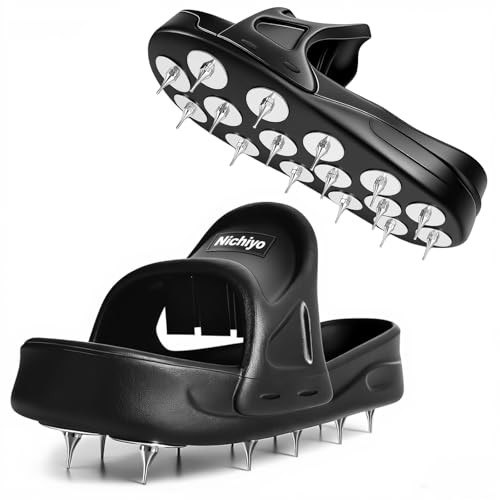 Nichiyo Sharp Spiked Style Shoes for Resinous Coatings Spiked Shoes Safe Walking on Floor Leveling...