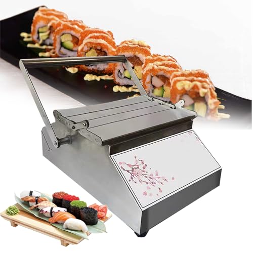 Jiayiyoux Kit para Hacer Sushi, MáQuina Enrolladora De Sushi Cuadrada, Rodillo para Hacer Sushi, TamañO Uniforme, Accesorios De Cocina para Principiantes para Hacer Sushi