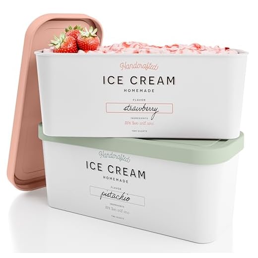 ZICOTO Reusable Ice Cream Tub Containers