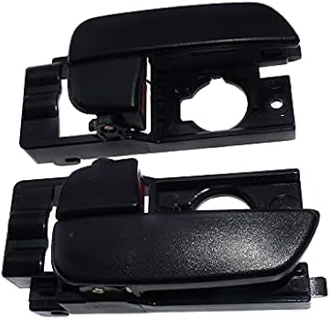 Para Hyundai Accent 2006-2011 Manija De Puerta Interior Delantera, Lado Del Conductor Negro | Con Botón De Bloqueo De Puerta | Recorte:Todos Los Submodelos | HY1352115 | 826101E020WK
