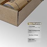 Siless Liner 157 mil (4 mm) 36 sqft Aluminum Foil Finish Car Sound Deadening & Heat Insulation Closed Cell Foam - PE Foam Sound Deadener - Image 4