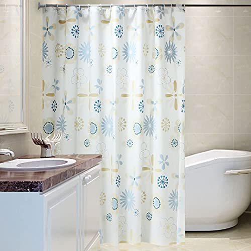 Rideau de douche imperméable 240x200 lavable grand rideau séparation baignoire - 4