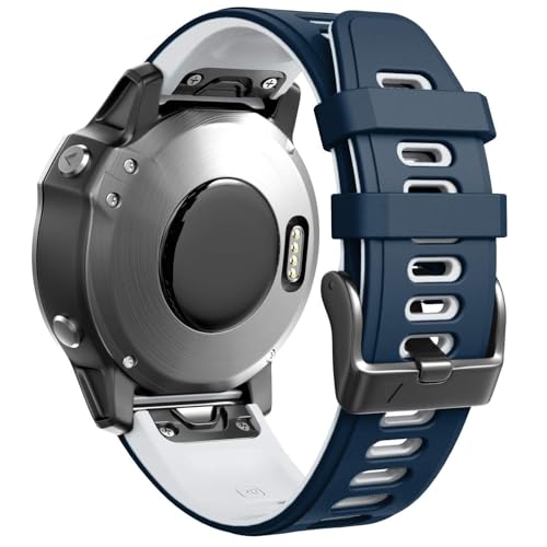 Bracelet de montre 20mm en silicone compatible Fenix 6S Pro et 5S