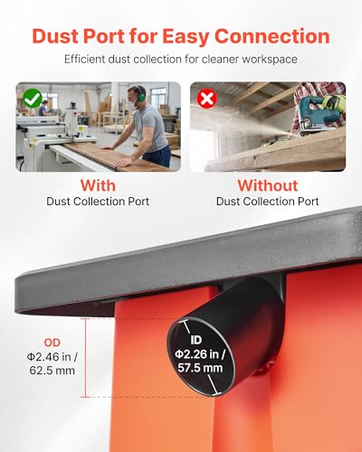 VEVOR Oscillating Spindle Sander 6 Sleeves