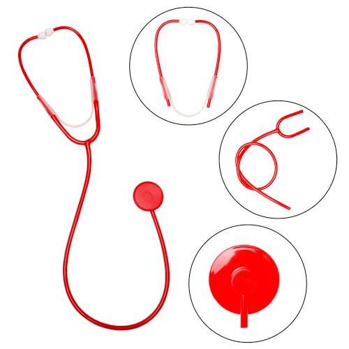 HIXNUG 2Pcs Nurse Costume Accessory Headband and Stethoscope Halloween Nurse Fancy Dress Role Play Costume Set - Image 3