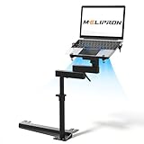 MELIPRON Car Laptop Mount Fit for Dodge Ram ProMaster & ProMaster City, Sprinter Van, No-Drill Van Laptop Stand with Cooling Fan, Mobile Workstation for Service Vans