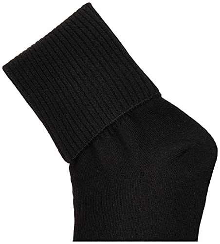 Gold Toe Women's Turn Cuff (2 PK (12 Pairs), Black)2