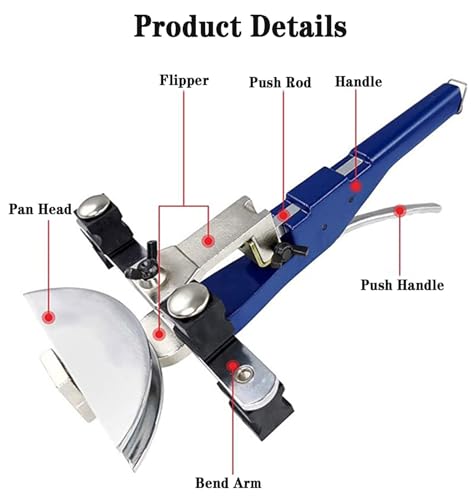 Kit de doblador de tubos, herramienta manual de trinquete con funda de transporte para tubos de cobre y aluminio, mantenimiento de fontanería HVAC