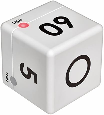 TFA Dostmann Timer Digitale A Cubo - Cronometro Con 4 Tempi Preimpostati (5-15-30-60 Min) - Bianco - 6x6x6 Cm - Foto 9