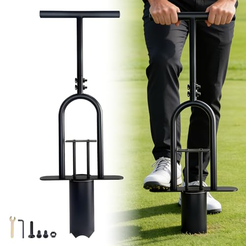 Long Version Portable Golf Hole Cutter | Detachable Handle | USGA Standard 4Inch & 6Inch Hole Digger