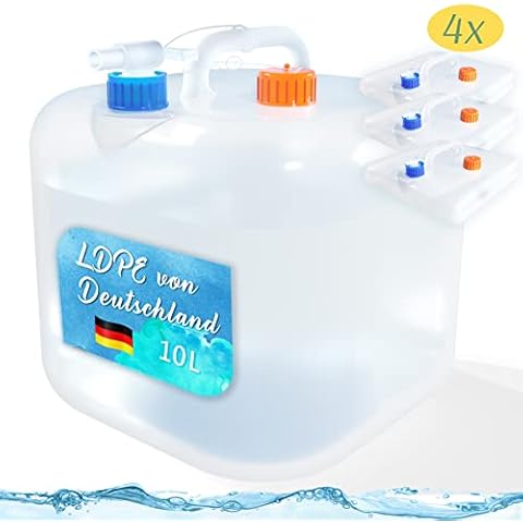 Reinalin Wasserkanister Faltbar 4er-Set 10L Cover