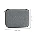Elektronische Tasche Wasserdicht Tragbare Kabel Taschen Klein Universal Kabel Organizer Tasche für Powerbank Ladekabel Sd-Karte Kopfhörer Grau