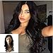 Enoya Hair 360 Silk Top Lace Frontal Loose Wave Human Hair Wigs-Glueless 180% Density Brazilian Virgin Remy Wigs with Baby Hair (silk top 16")