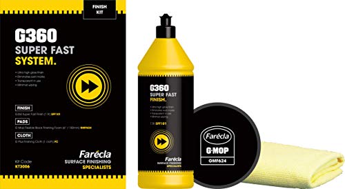 FARECLA KT3006 Super Fast System Finish liquide anti-hologramme haute brillance carrosserie noire