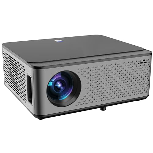 Image of WTONISY Smart Projector with WiFi and Bluetooth,5000+ app for download,15000 Lumen,1080P Native,4K Support, Indoor and outdoor Home Theater, Portable Game Video Projector