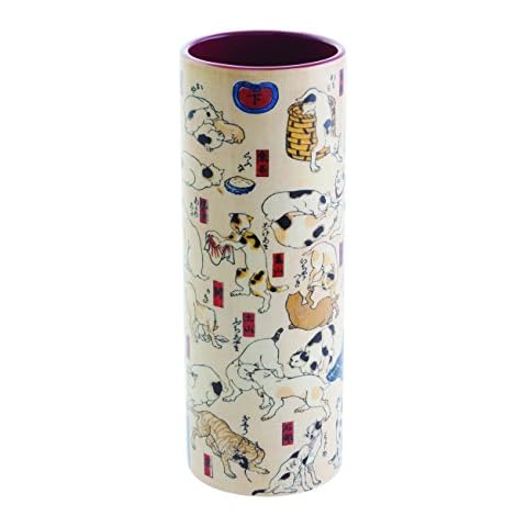 20cm Ceramic Vase - Utagawa Kuniyoshi - The 53 post stations along the Tokaido road Cover